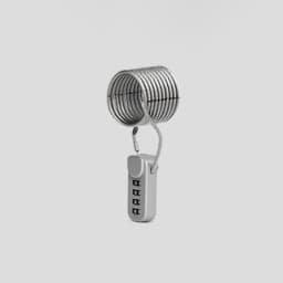 4 Digit Combination Code Number Lock With Spring Coil Wire Rope For Luggage Zipper Bag Backpack Suitcase Drawer Locks