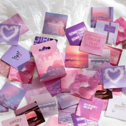 45 Pcs Moon Mini Paper Stickers Cute Creative for DIY Album Diary Scrapbooking Label Stationery School Supplies