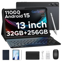DOOGEE Tab E3 Pro Tablet 32GB+256GB Android 15 Gemini AI 13'' Display 7.9mm Ultra-thin Helio G100 11000mAh Battery Smart Pad