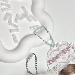 50Pcs Bead Chain Anti-lost Cover Pendant Chain Protective Cover Prevent Bag Ornament From Falling Off Acrylic Anti-Loss Cover