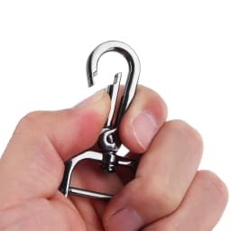 1Pc 15/20/25mm Detachable Snap Hook DIY KeyChain Bag Part Accessory Metal Bags Strap Buckles Screw Buckle Leather Lobster Clasp