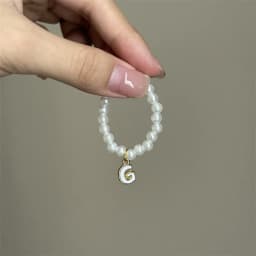 For Mini Labubu Pendant Accessories Letter Pearl Necklace For 4.0 Labubu Pin for Love Series Doll Accessories Dolls' Decoration