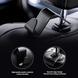 4/2/1Pcs Hooks for Bags Car Clips Front Seat Headrest Organizer Holder Auto Fastener Hangers Car Storage Interior Accessories