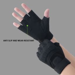 Hunting Training Gloves Half Finger Gloves Breathable Non-slip Gloves Sports Cycling Hiking Fishing Outdoor Equipment for Men