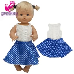 For 40 Cm Nenuco Doll Clothes 17 Inch Baby Doll Flower Shirt Pants Toys Clothing