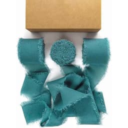 5 Meters Hand Torn Edge Chiffon Ribbon Wedding Hold Flower Tassel Ribbon Bow Decoration Snow Silk Fabric Strip