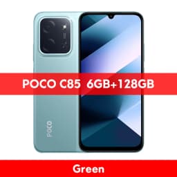 Global Version POCO C85 Smartphone 6.9" Dot Drop display 50MP Camera 6000mAh battery 33W Charging Helio G81-Ultra NFC