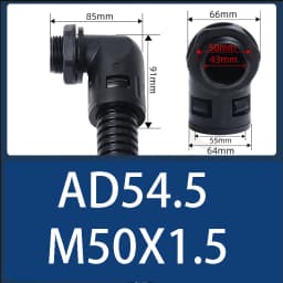 Corrugated Pipe Turning Joint Electric Box Waterproof Protection Cable Plastic Fixed Head AD13 AD15.8 AD18.5 AD21.2 AD25 L Type