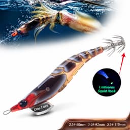 Kingdom Egi Squid Bait Artificial Jigging Lures Slow Sinking Squid Hooks Sea Fishing Octopus Cuttlefish Luminous Tackle Lure