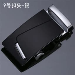 Men's Alloy Automatic Belt Buckle High quality Black metal buckle men's business casual width 35mm Belt(Only Can Match Our Belt)