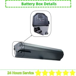 Reention Dorado Plus Ebike Battery Box 65 52 pcs 18650 Cells 36v 48v E-bike Battery Box with Cells Spacers Dorado Battery Case
