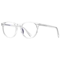 VKYEE Round Small Frame Simple Fashion Design Women's Anti-blue Light Glasses Customizable Prescription Photochromic Glasses