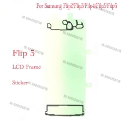 For Samsung Galaxy Z Flip 4 5 6 2 3 Full Sets Sticker Front Inner Screen LCD +Back Cover Waterproof Adhesive Glue Tape