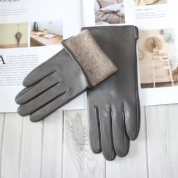 Sheepskin Gloves Women's New Knitted Lining Spring Classic Versatile Multicolor Driving Gloves Leather Autumn