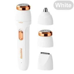 3-in-1 Electric Hair Removal Set Portable Type-C Rechargeable Shaver for Underarm Leg And Nose Hair Trimming
