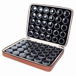 Transparent Gemstone Gem Jar Display Box Loose Diamond Jewelry Storage Carrying Case Nail Gem Stones Holder Organizer Container