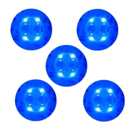 10/5PCS LED Coaster 3 Modes with Battery Powered Wine Glass Mat Cup Pad Sticker Bottle Drinking Club Bar Party Decor Night Light