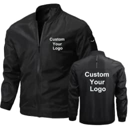 New Men's Customize Your Logo Casual Jacket Men Fashion Loose Mens Jacket Sportswear Jacket Mens Jackets and Coats