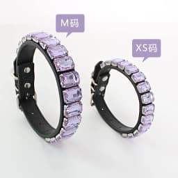 Bling Rhinestone Dog Collars Pet PU Leather Glass Crystal Diamond Puppy Pet Collar Pink Blue Collars Leashes for Dog Accessories