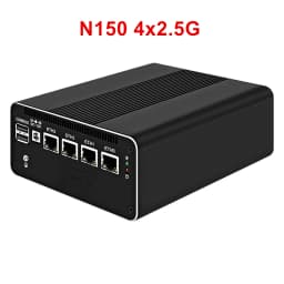 Topton Solid Firewall Mini PC 2x 10G SFP+ 4x/8x 2.5G LANs Intel N150 4 Core Soft Router NVMe DDR5 Proxmox PfSense Network Server