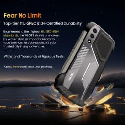 OSCAL Pilot 1 6.67'' Rugged Phone, Gemini AI Android 14 Waterproof Outdoor Phone 8GB+256GB, Octa Core, 15000mAh (33W), Dual 4G
