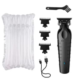 Kemei Men's Cordless Hair Clipper USB Rechargeable Zero Gap Trimmer Electric Hair Clipper Original Blade Accessories KM-2299