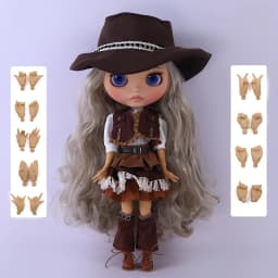ICY DBS Blyth Doll 1/6 Joint 30cm tan Skin Matte Face Girl Set Doll BJD Toy Gift