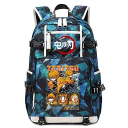 Demon Slayer Anime School Bag Large Capacity Lightweight Student Backpack for Kids Boys Girls Daily Use