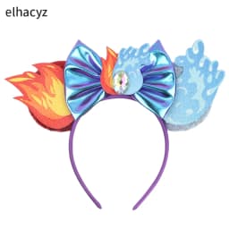 Fashion Moana Ears Headbands For Kid Hook Bow Maui Hair Accessories Women Frangipani Flowers Hairband Girl Spiral Conch Headwear