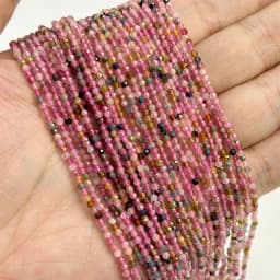 Natural Rose Pink Red Quartz Crystal Stone Beads 2 3 4mm Agates Chalcedony Morganite Rhodochrosite Gem Bead For Making Jewelry