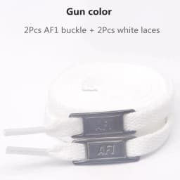 Original Shoelaces Combination White Flats laces and Shoe Decoration Suit Sneaker Shoelace Air Force one Shoes Accessories