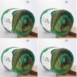 100% Wool Yarn Rainbow Color for Hand Knitting Crochet Plush Thickness Lanas Thread DIY Soft Scarf Shawl Sweater