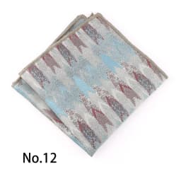 2026 New Paisley Floral Pocket Square Mens Polyester Jacquard Handkercheif Casual Fashion Wedding Shirt Suit Accessories Hanky