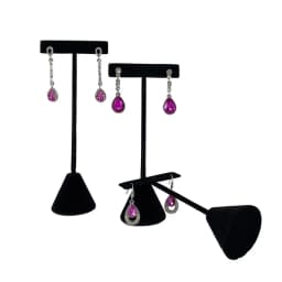 High-End Velvet Or Leather Earrings Display Storage Rack High, Medium And Low Size Jewelry Display Props Earrings Display Props