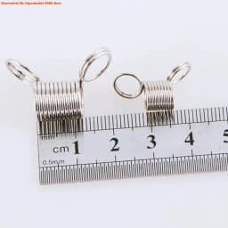 10 Pcs Beads Stopper Mini Spring Clamps Creative Bead Wire Ends Jewelry Making Tool for DIY Handmade Bracelets Necklace