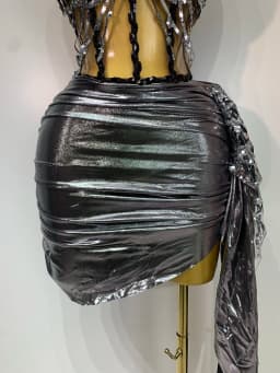 Sparkly Sequins Two Piece Set Singer Dancer Performance Costume Nightclub Bar Evening Party Dress Luxury Birthday Stage Outfit