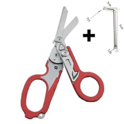 Raptor Emergency Response Shears Multifunctional Scissors with Strap Cutter and Glass Breaker with Compatible Holster