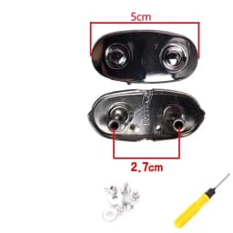 Luggage Handles for Rimowa Classic Leather Handle Replacement Aluminum Suitcase Accessories Metal Button Fixed Repair