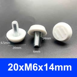 M6 M8 M10 Adjustable Leveling Chair Leg Feet Furniture Mat Screw-in Base Sofa Bed Cabinet Table Floor Protector Anti-slip Pad
