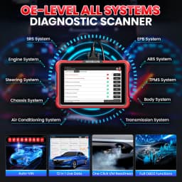 2026 NEW KINGBOLEN K8 Pro Bi-Directional Scanner Full Systems Diagnostic Scan Tool,34 Reset ECU Coding, lifetime free update