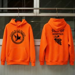 Camp Half Blood Hoodie Fall Winter Essential Half Camp Game Men Women Orange Pullovers Poseidon of Son Halloween Sweatshirt Tops