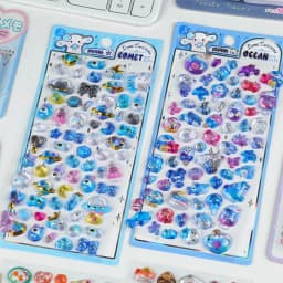 1 pc/4 pcs Japanese Food Cafe Drop 3D Relief Stickers Journaling DIY Diary Cute Stationery Sticker Decor School Supplies