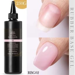 BORN PRETTY 250g Base and Super Top Coat Not Chip Peel Base Gel Glossy Shine Finish Soak off UV LED Drying Long Lasting UV Gel
