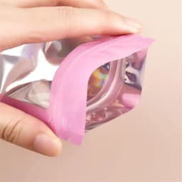 20pcs Zip Lock Bag Laser Plastic Jewelry Storage Bag DIY Earrings Necklace Bracelets Beads Gift Organizer Retail Packaging Pouch
