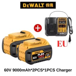 New 100% Original Dewalt 6.0Ah 20V/60V Power Tool Battery DCB206 DCB206 DCB205 DCB200 DCB203 For Dewalt power cordless drill