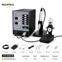 NIUPIKA ARGON ARC SPOT WELDER MACHINE PRECISION MICRO WELDING FOR JEWELRY GOLD SILVER TITANIUM DENTAL REPAIR METAL WORK PU 2027