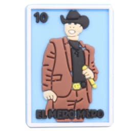 1pcs Mexican Playing Cards PVC Funny Figures Garden Shoe Charms Clog Buckle Decorations For Wristbands Boys Girls Party Present