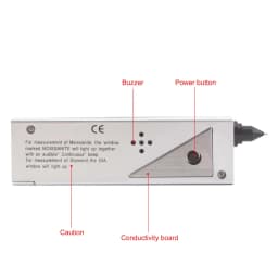 Professional Diamond & Moissanite Tester Pen | Alloy Probe Jewelry Detector | Accuracy for Natural/Synthetic Stones | Portable