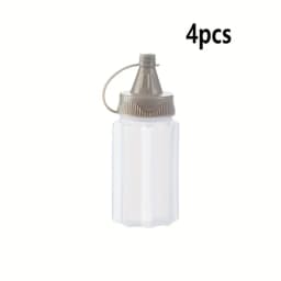 4/8/12PCS Plastic Sauce Squeeze Bottle Mini Seasoning Box Salad Dressing Containers Outdoor Portable Barbecue Spice Jar Kitchen