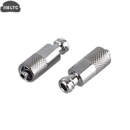 1pcs Pneumatic Stainless Steel Luer Lock Extension Adaptor Metal Threaded Syringe Connectors Male To Female Luer Lock Fitting